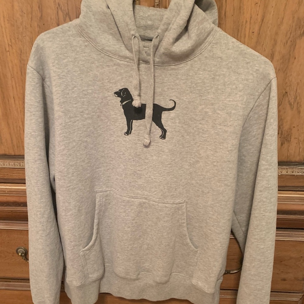 The Black Dog -- Classic Heavyweight Hoodie Sweatshirt XL